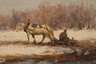 Sergei Ivanovitch Svetoslavsky, Pferdeschlitten in Winterlandschaft