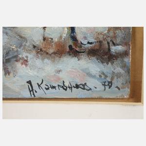 Anatoly Iwanowitsch Kojewnikow, Kate in Winterlandschaft