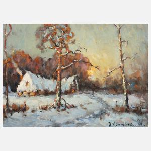 Anatoly Iwanowitsch Kojewnikow, Kate in Winterlandschaft