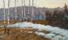 Anatoly Iwanowitsch Kojewnikow, Frühlingslandschaft mit Birken