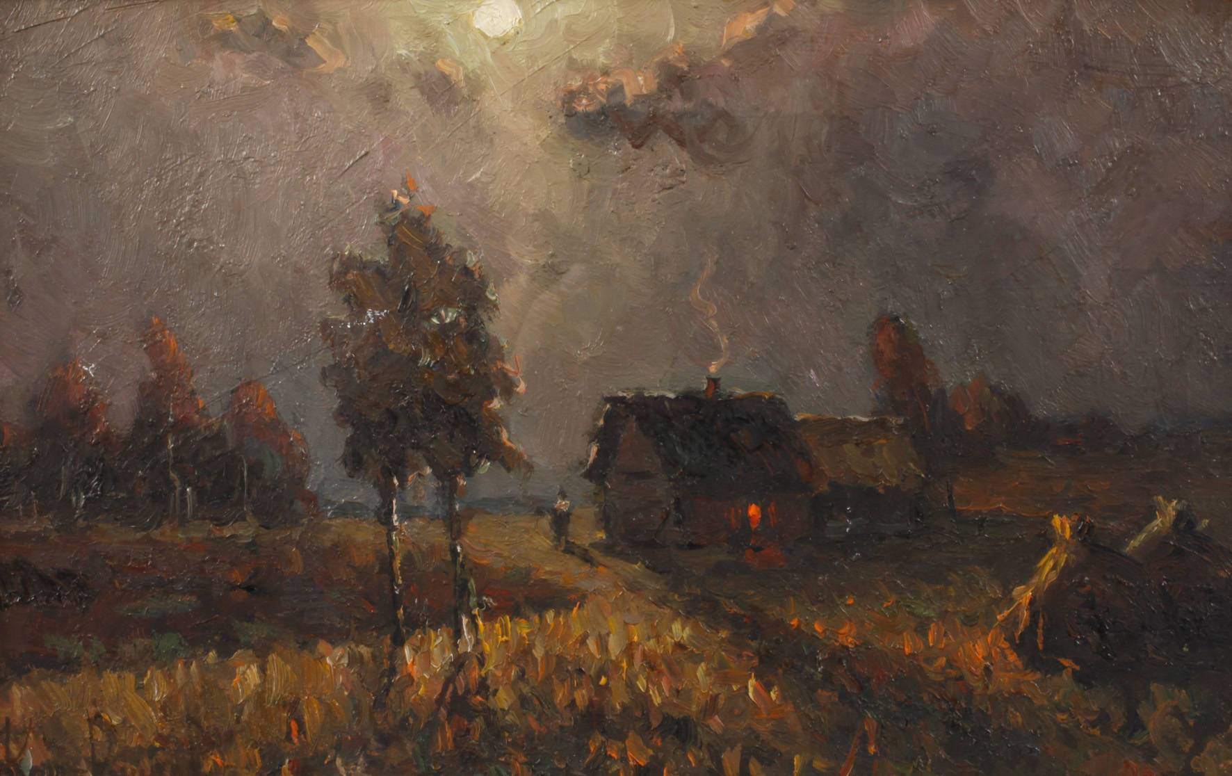 Anatoly Iwanowitsch Kojewnikow, Hütte im Mondenschein