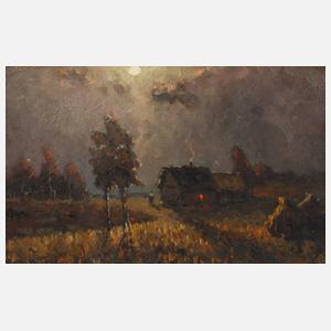 Anatoly Iwanowitsch Kojewnikow, Hütte im Mondenschein