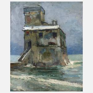 Otto, Haus in Meeresbrandung