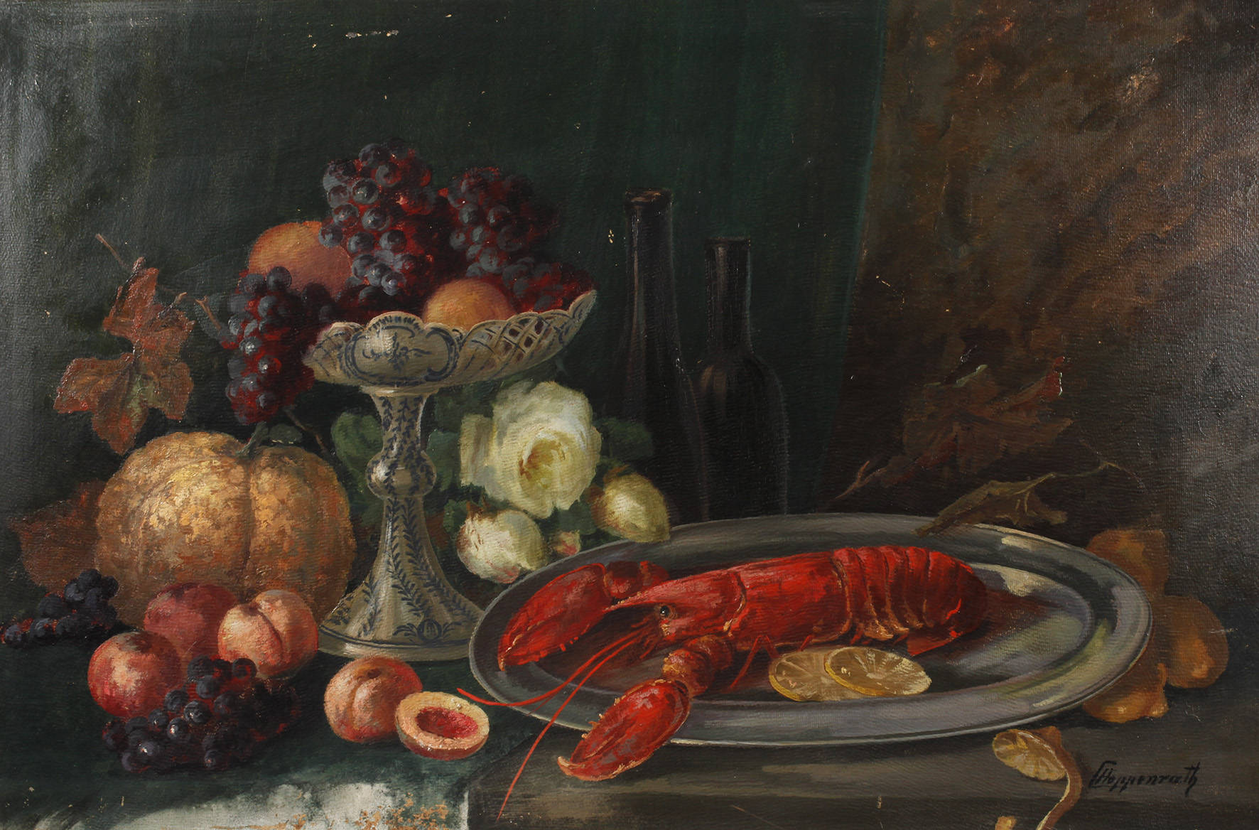 Clara Hoppenrath, Stillleben mit Hummer