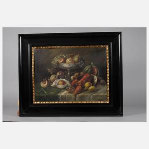 Hans Tiel, Tafelstillleben mit Hummer