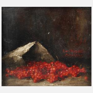 Karl Neppel, Stillleben mit Kirschen