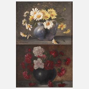 H. P. Engmann, Paar Blumenstillleben