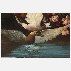 Großes Blumenstillleben um 1900