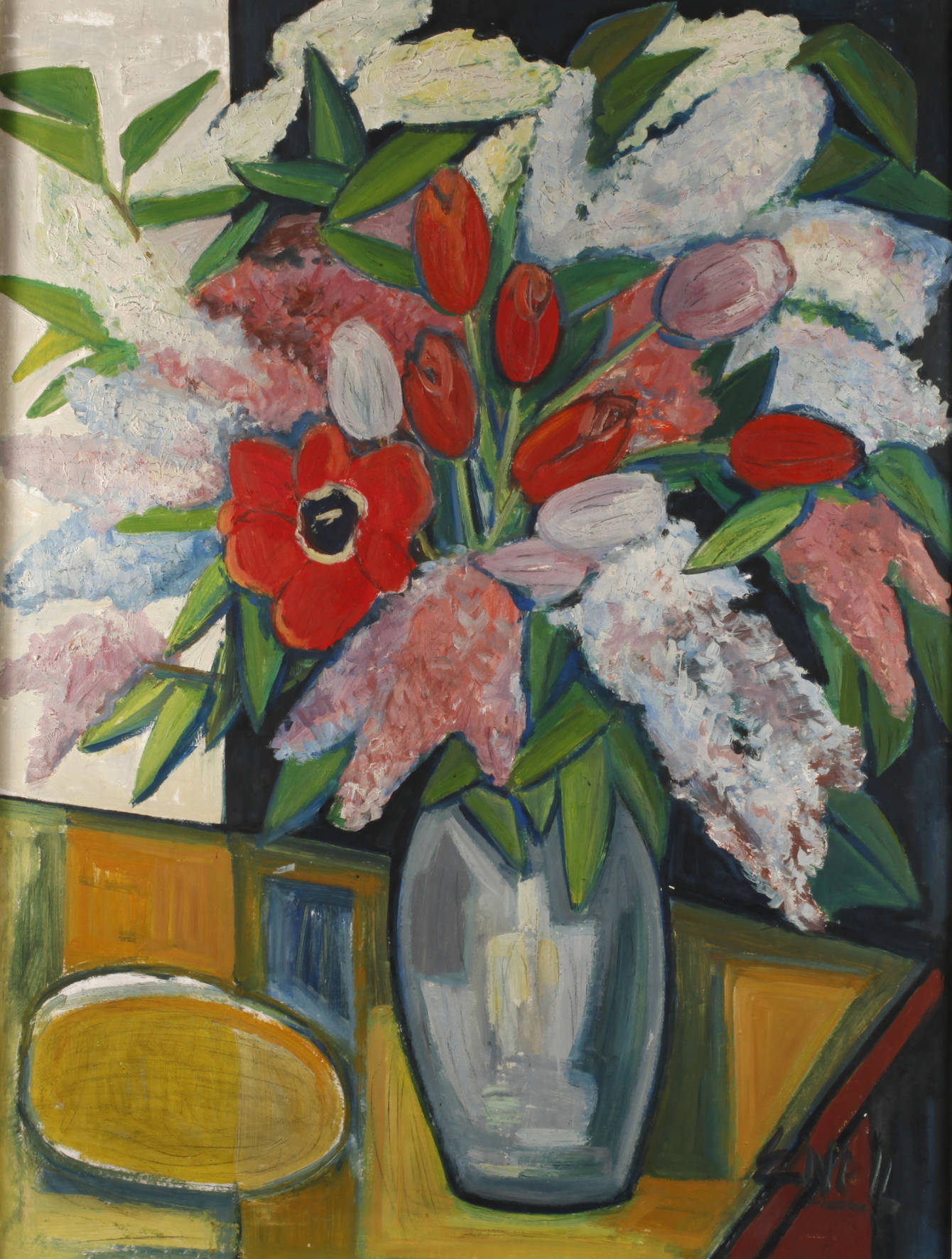 Eugen Nell, Expressives Blumensstillleben