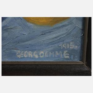 Prof. Georg Oehme, Stillleben mit Blumen und Früchten