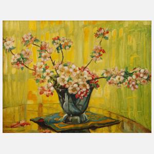 Stillleben mit Apfelblüten