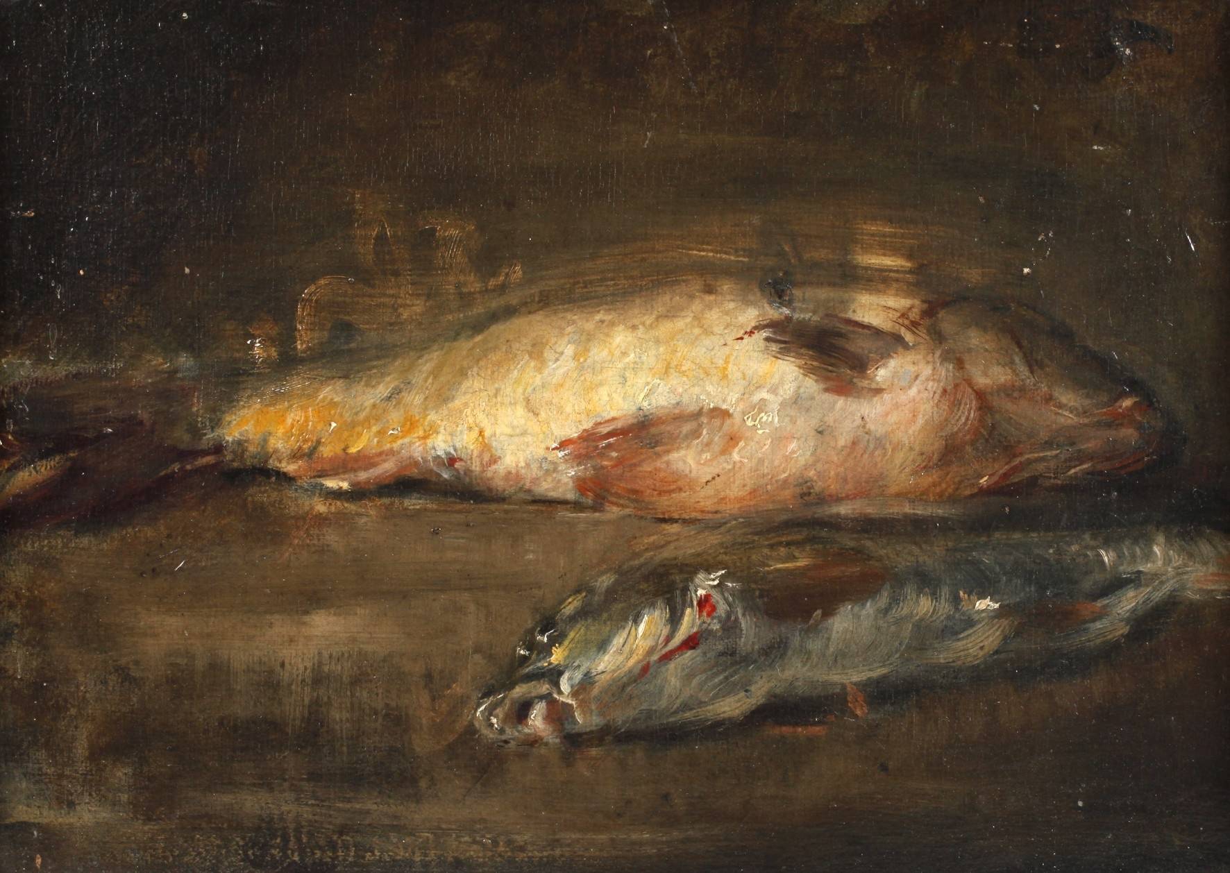 Prof. Ernst Karl Georg Zimmermann, attr., Fischstillleben