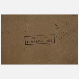 Eduard Kasparides, attr., Bäuerliches Interieur