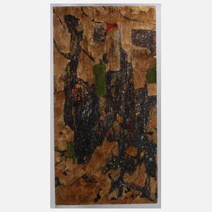 Dieter Weise, attr., Vier informelle Kompositionen ”Beizen”