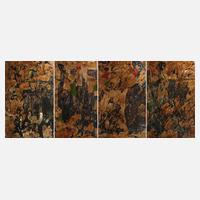 Dieter Weise, attr., Vier informelle Kompositionen ”Beizen”111