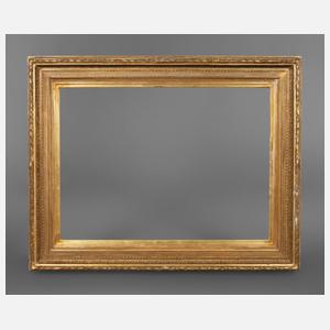 Großer Prunkrahmen aus Goldstuckleiste um 1890