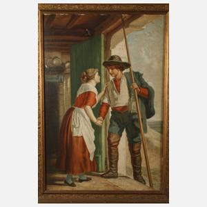 Gründerzeitgoldstuckleiste um 1880