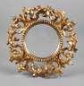 Runder, geschnitzter Florentinerrahmen Ende 19. Jh.