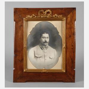 Rahmen mit Schleifenbekrönung, Ende 19. Jh.