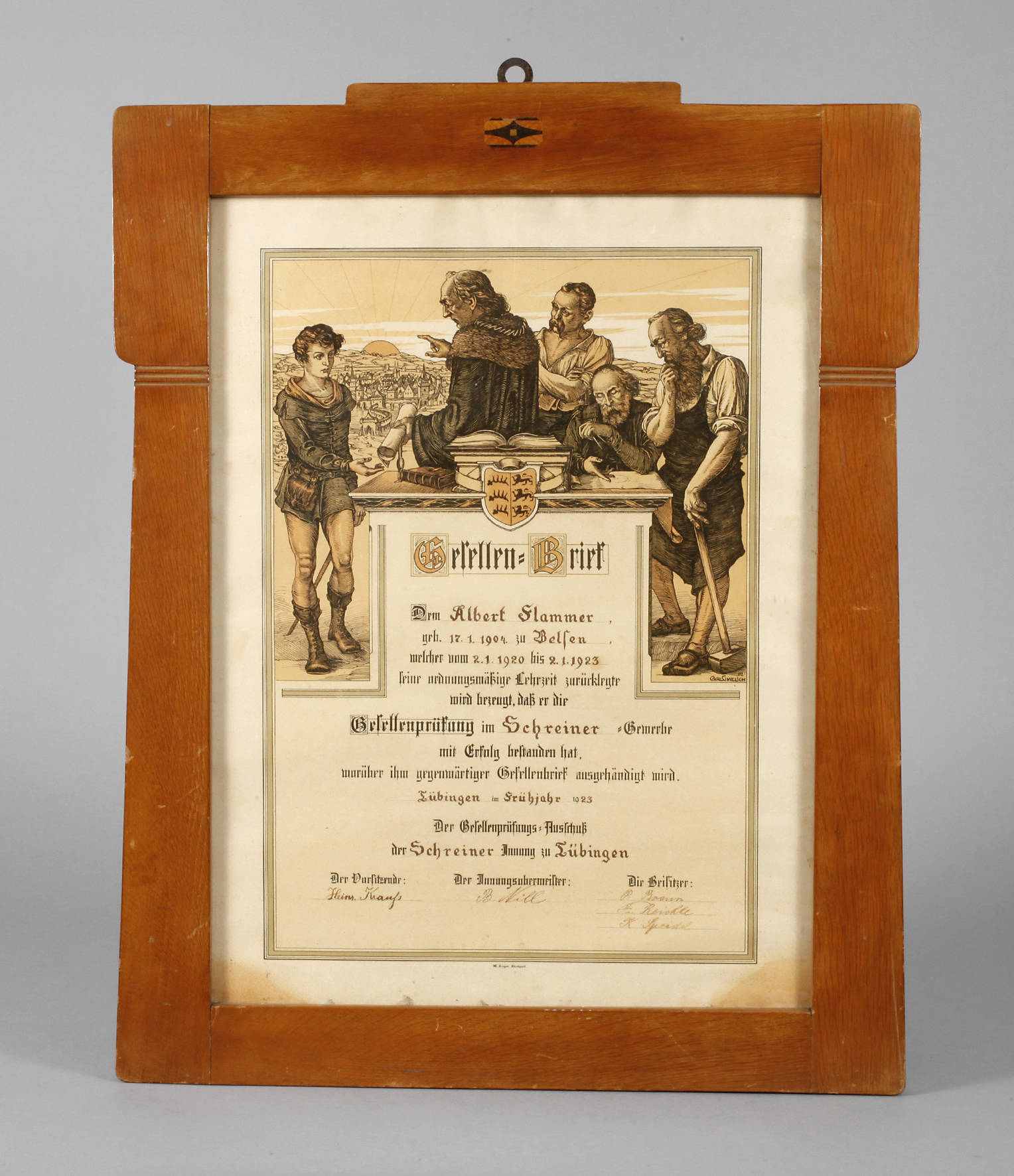 Jugendstilrahmen um 1910