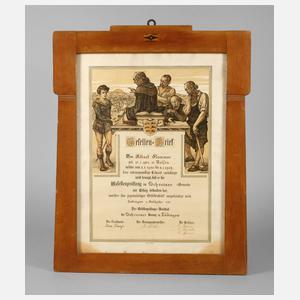 Jugendstilrahmen um 1910