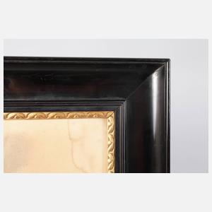 Drei schwarze Lackleisten