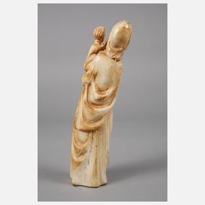 Elfenbeinschnitzerei Madonna