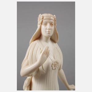 Elfenbeinschnitzerei Elfe