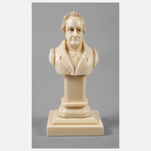 Elfenbeinschnitzerei Goethe