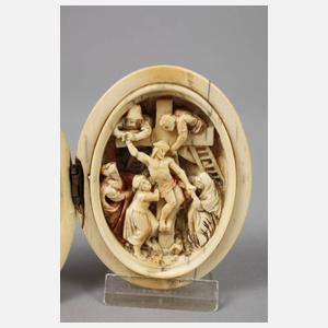 Kleiner Reisealtar Elfenbein