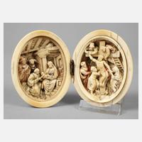 Kleiner Reisealtar Elfenbein111