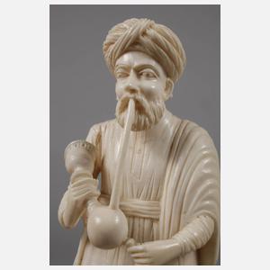 Paar Elfenbeinschnitzereien