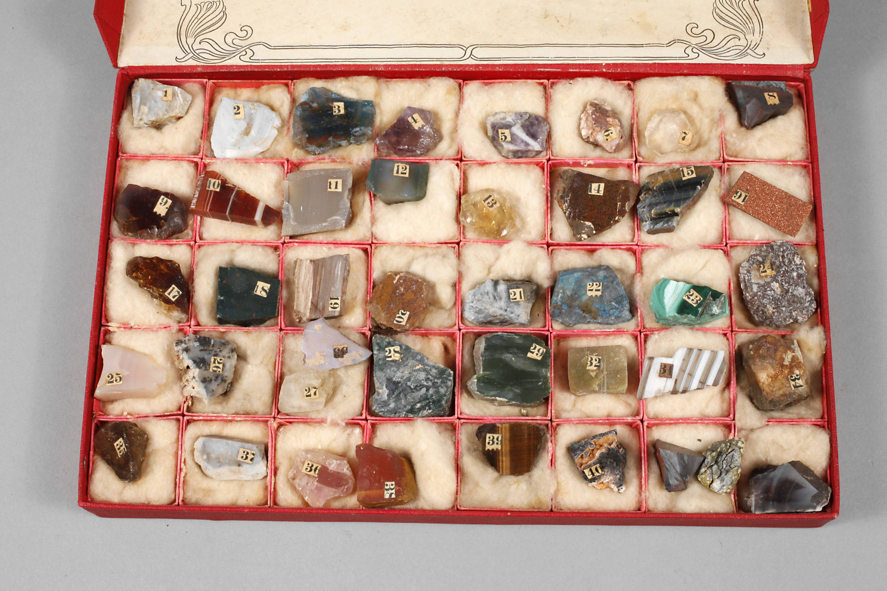 Kleine Mineraliensammlung