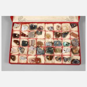 Kleine Mineraliensammlung