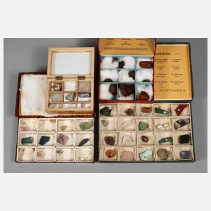 Kleine Mineraliensammlung