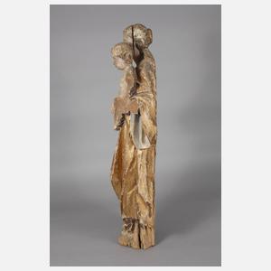 Geschnitzte Marienplastik Barock