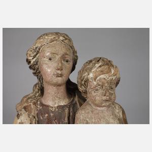 Geschnitzte Marienplastik Barock