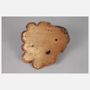 Geschnitzter Engelskopf