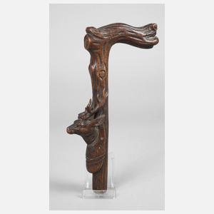 Jagdlicher Stockgriff