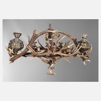 Großer Geweih-Tafelleuchter111