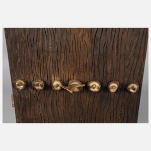 Jagdliches Garderobenbrett und Hakenleiste