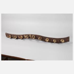 Jagdliches Garderobenbrett und Hakenleiste