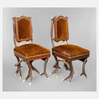 Paar Geweihstühle111