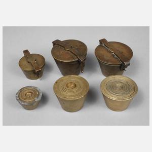 Drei Bechergewichtssätze