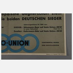 Plakat Auto Union