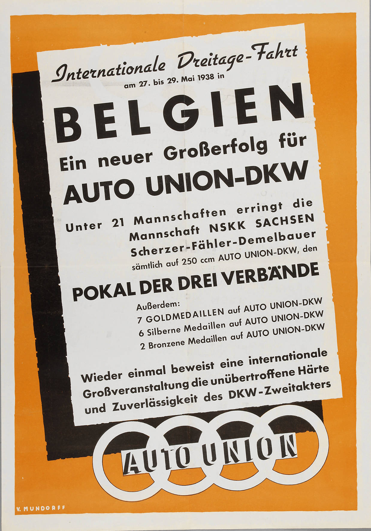 Plakat Auto Union