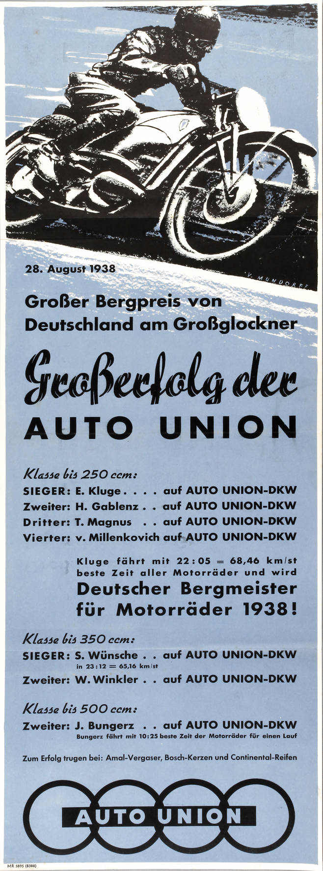 Plakat Auto Union