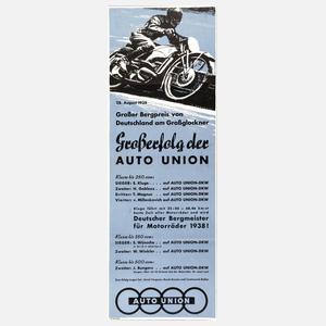 Plakat Auto Union