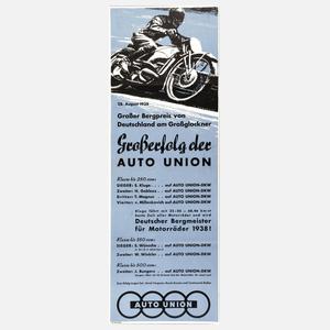 Plakat Auto Union