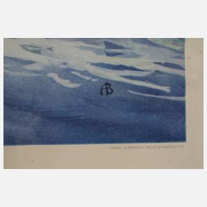 Werbeplakat Norddeutscher Lloyd Bremen